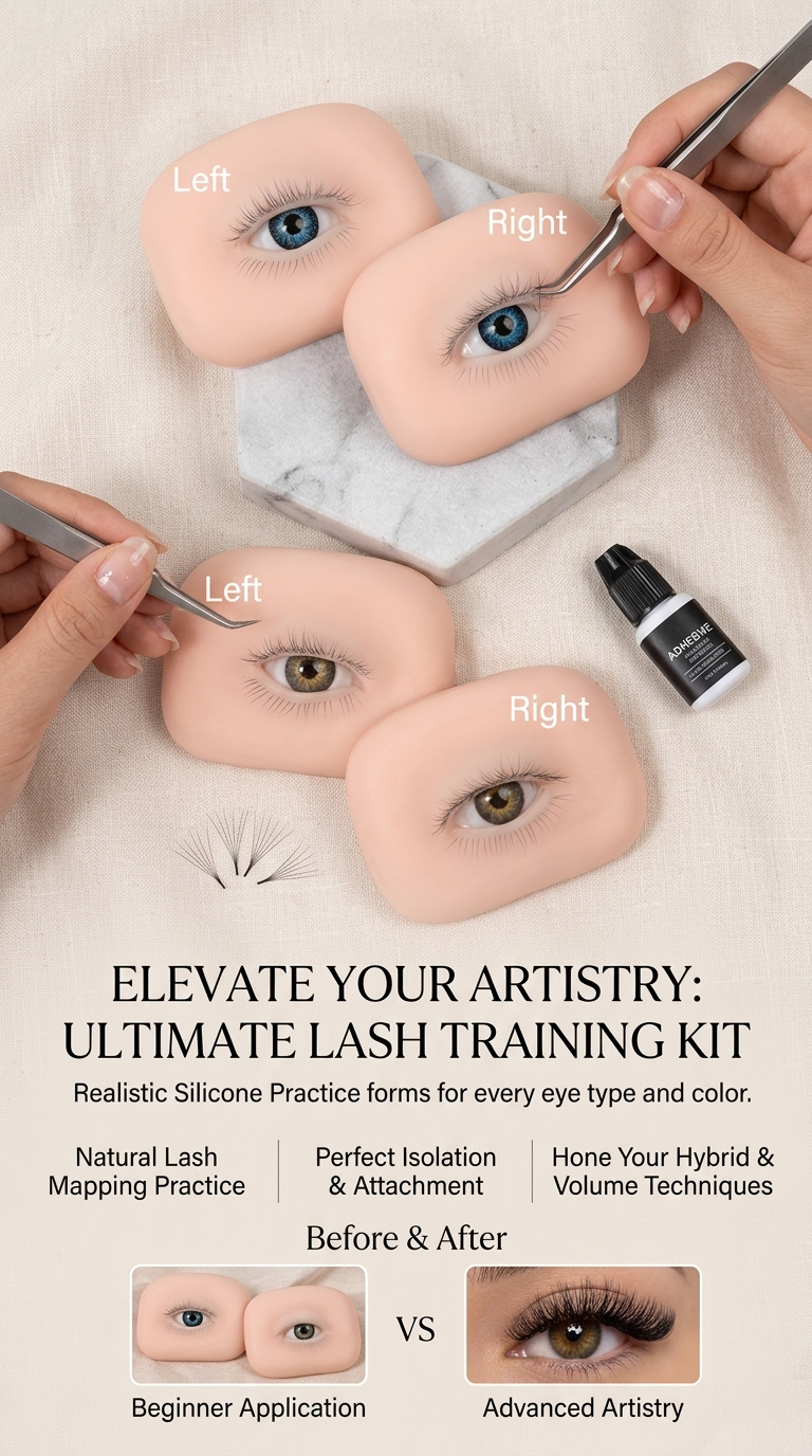 Lash Training Mannequin Pad